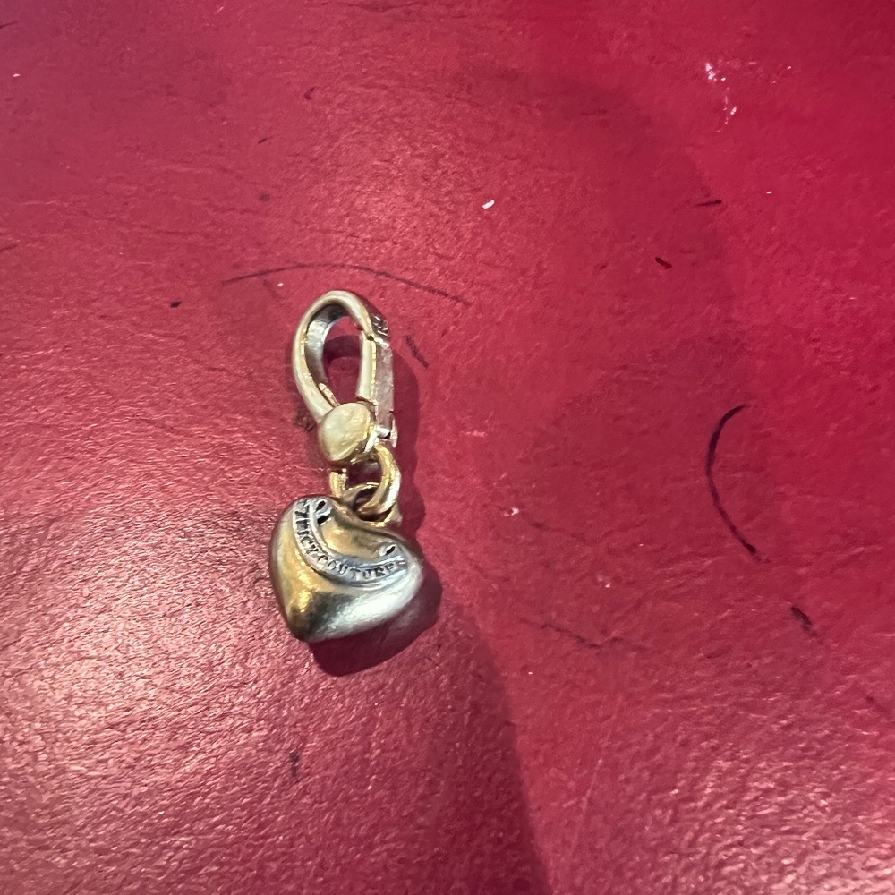 Juicy Couture Charm of puffy heart in gold